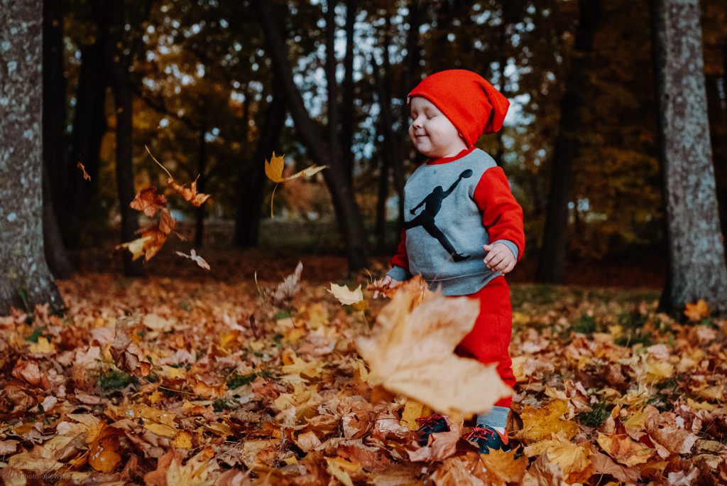 jesienna fotografia dziecięca Białystok